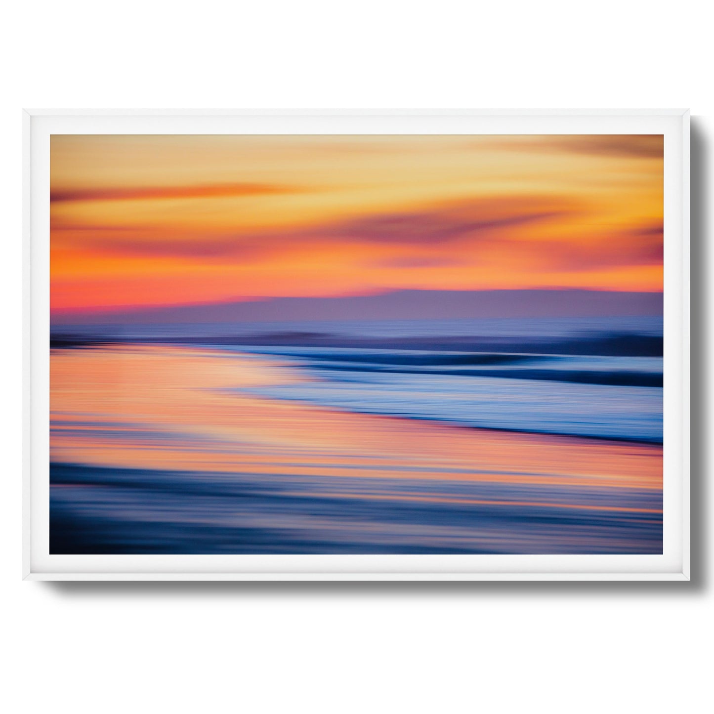 Sunset Blur Framed Art