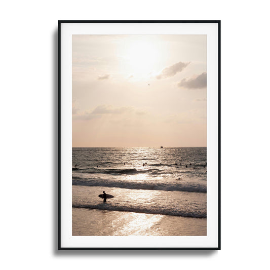Sunset Drift Framed Art