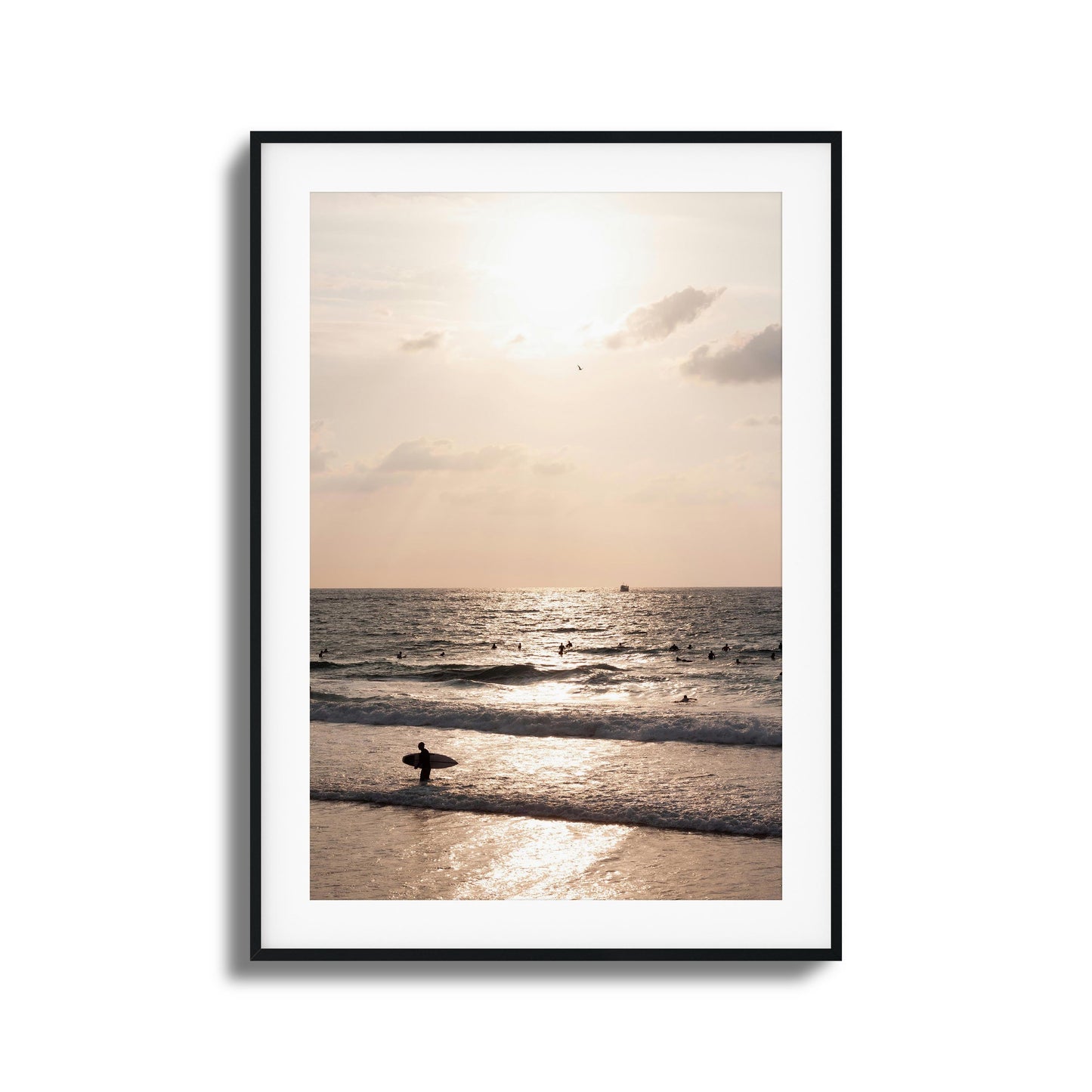 Sunset Drift Framed Art
