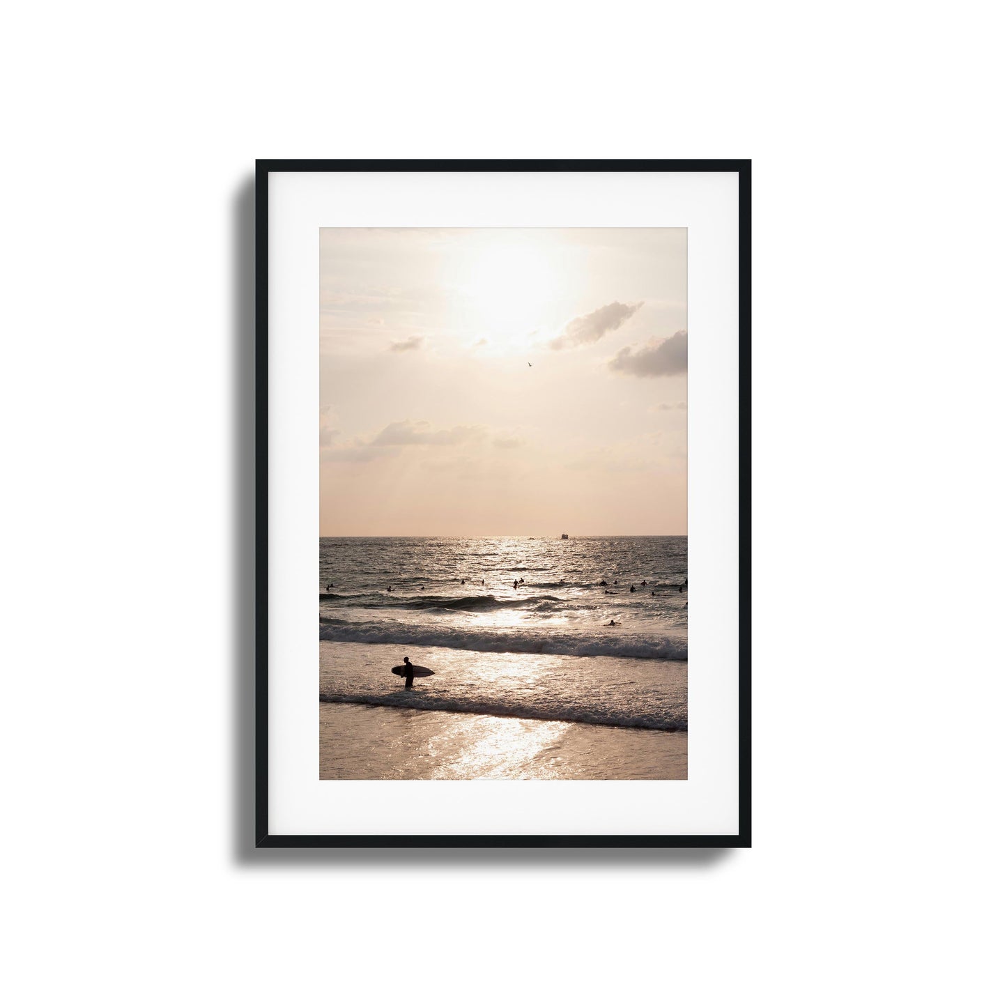Sunset Drift Framed Art