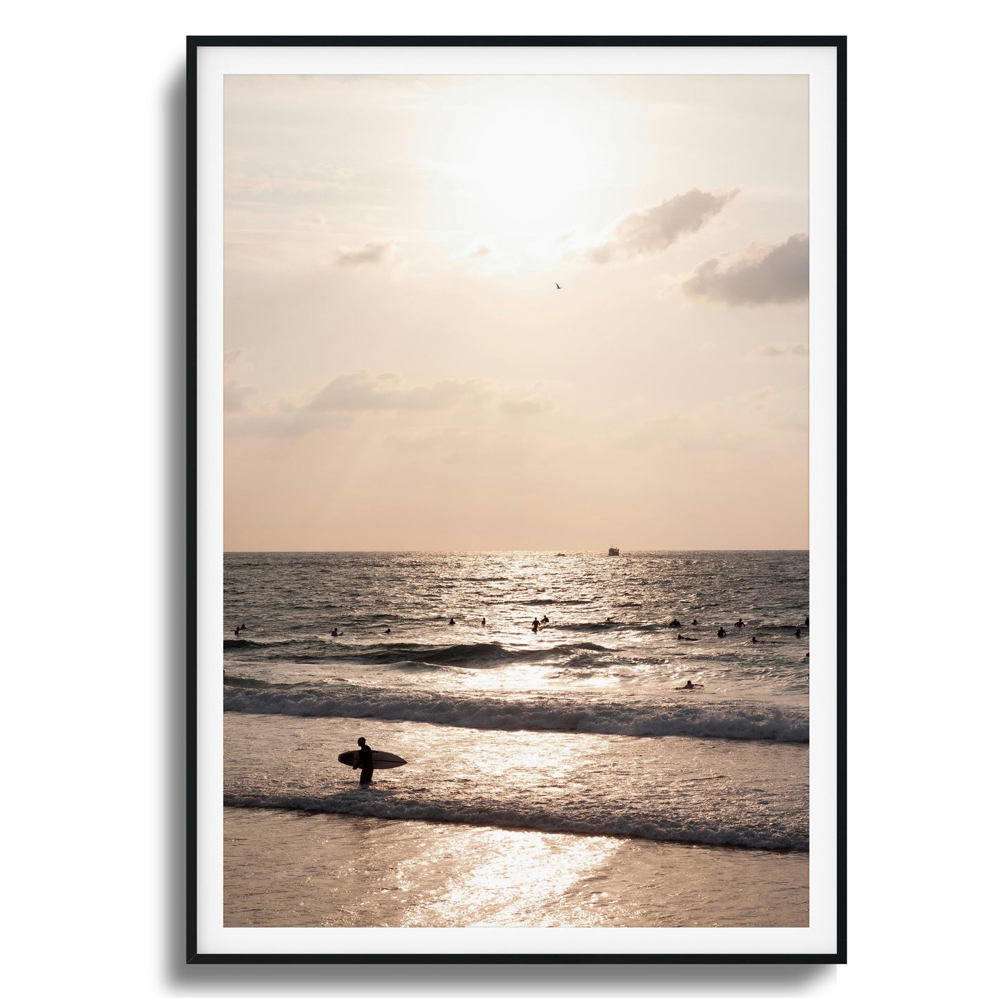 Sunset Drift Framed Art