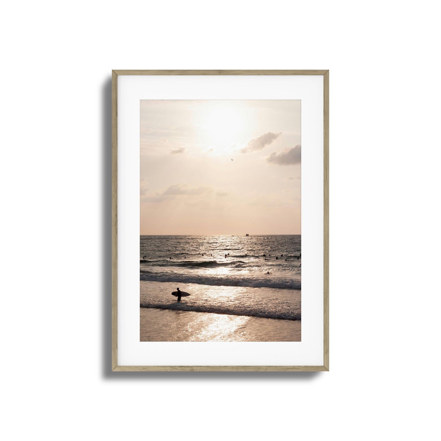 Sunset Drift Framed Art