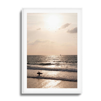 Sunset Drift Framed Art