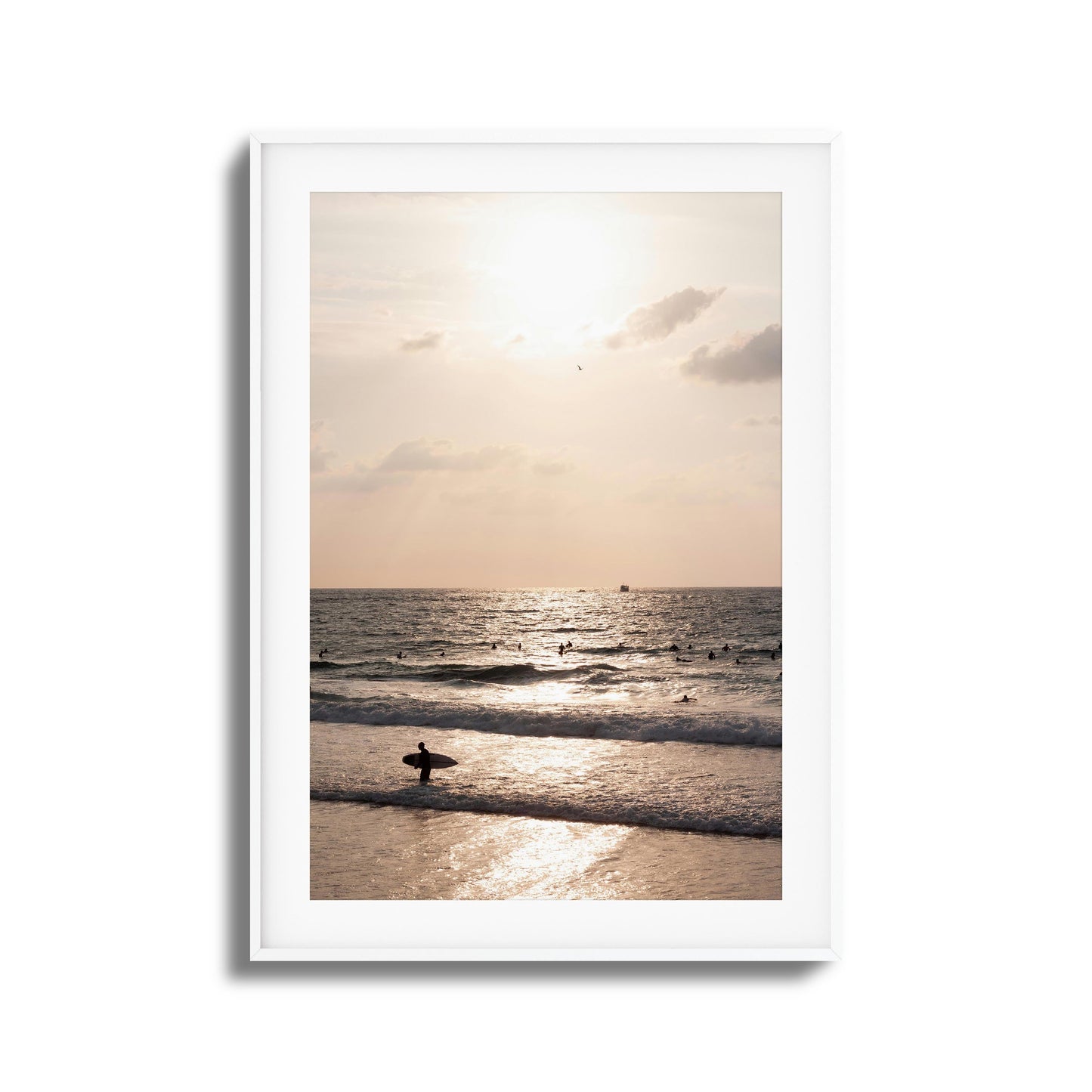 Sunset Drift Framed Art