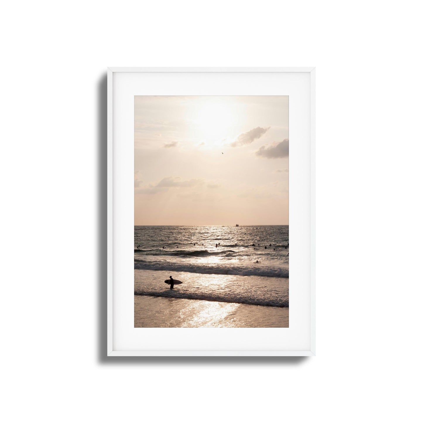 Sunset Drift Framed Art