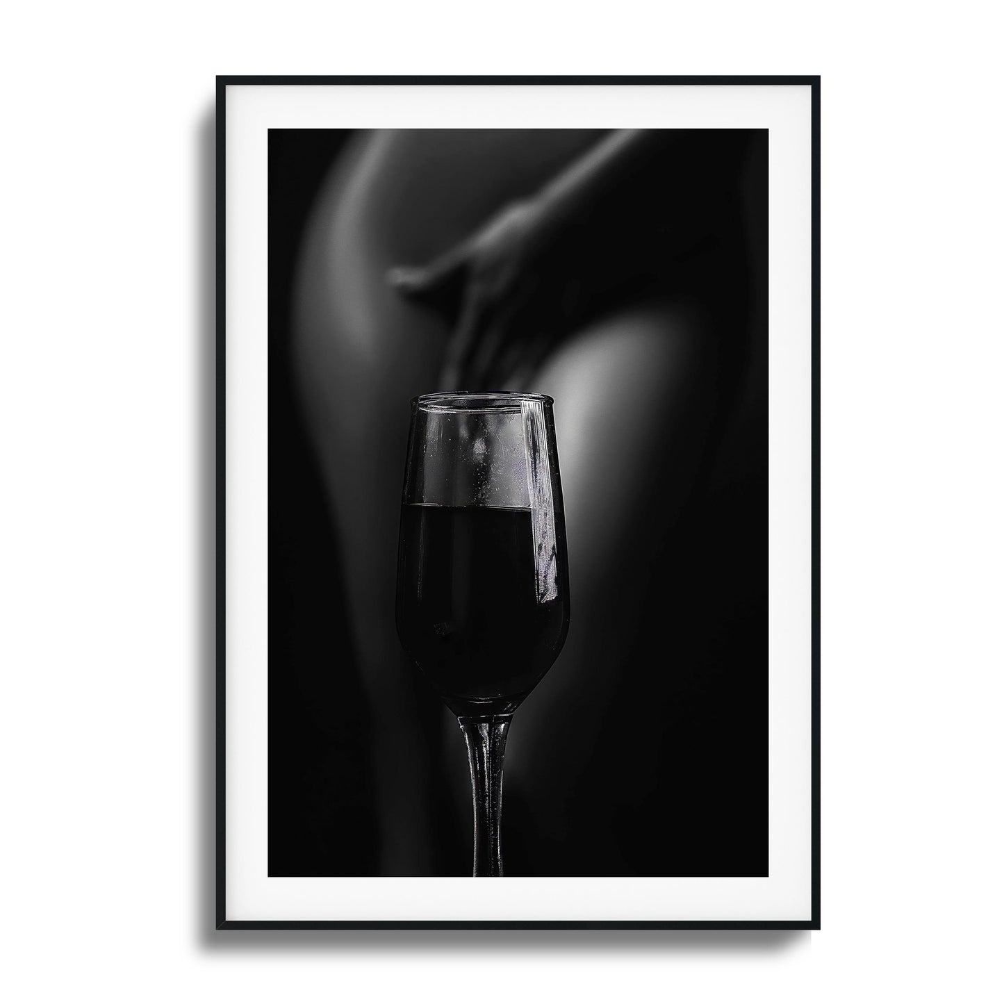 Tempting Glass Framed Art