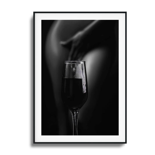 Tempting Glass Framed Art