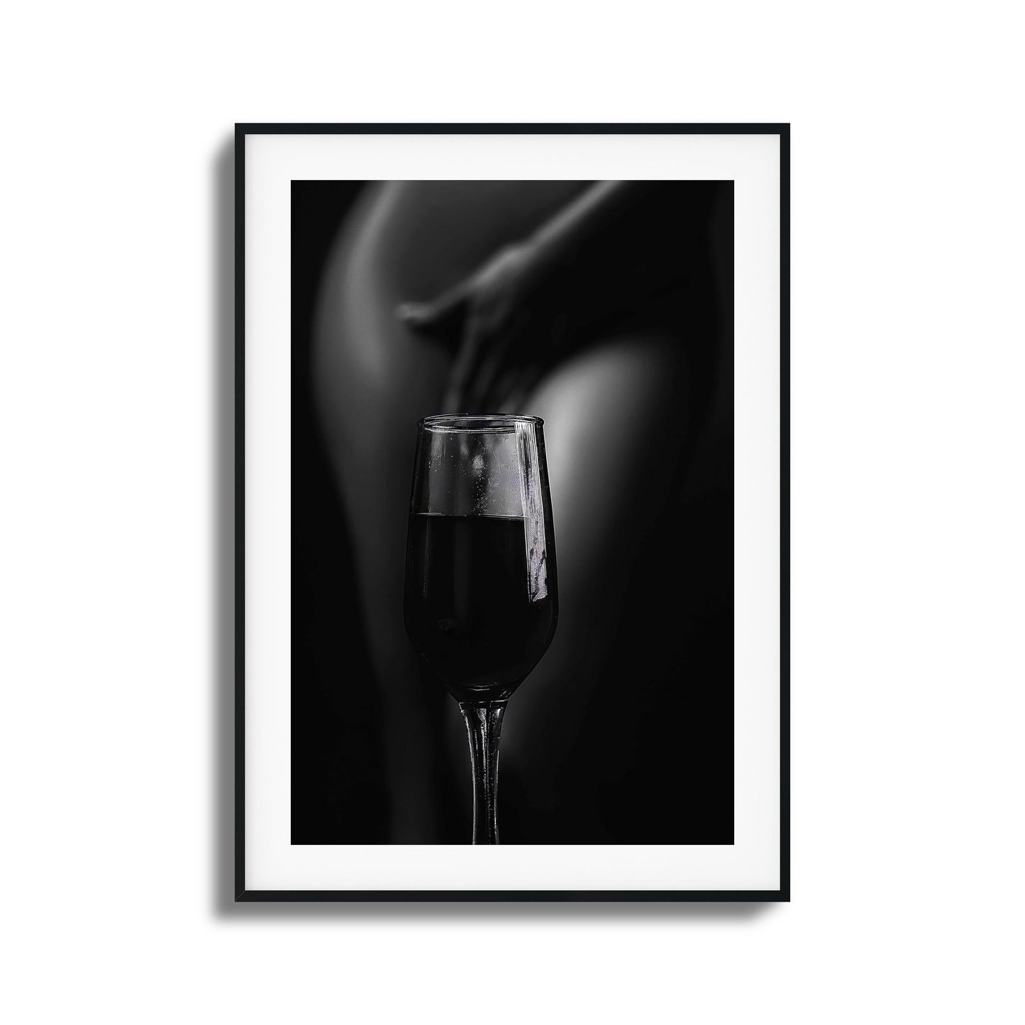 Tempting Glass Framed Art