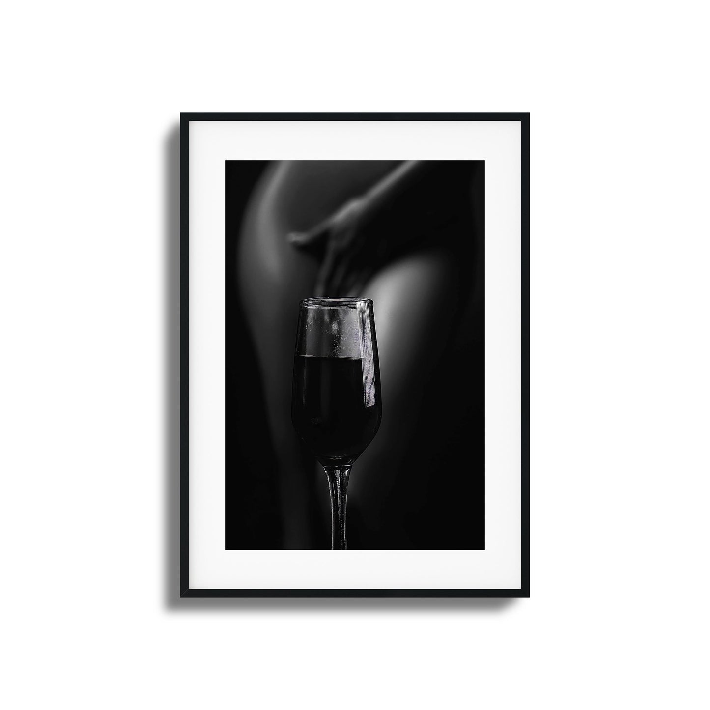 Tempting Glass Framed Art