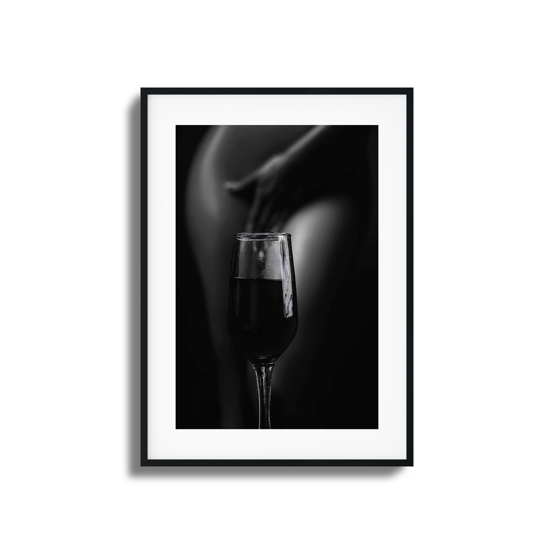 Tempting Glass Framed Art - Assure Spark