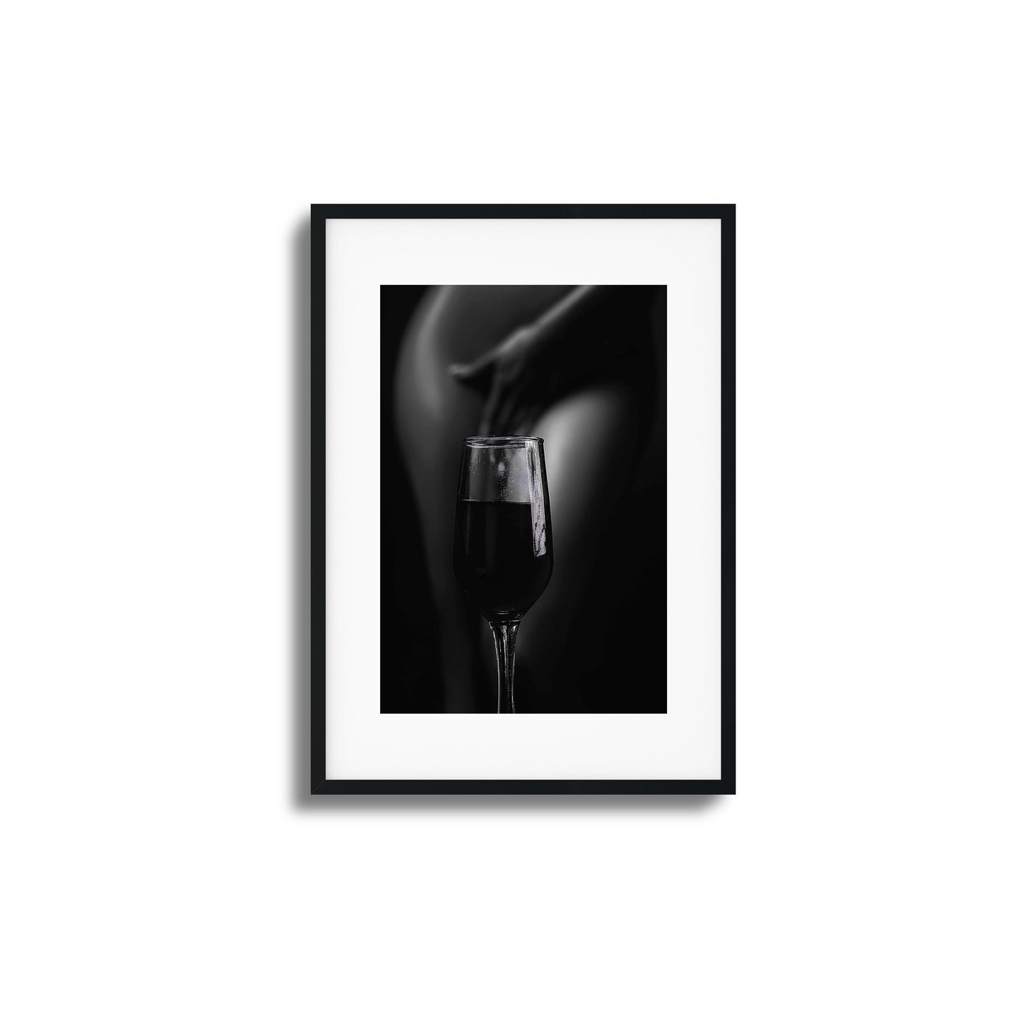 Tempting Glass Framed Art