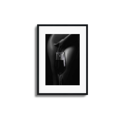 Tempting Glass Framed Art