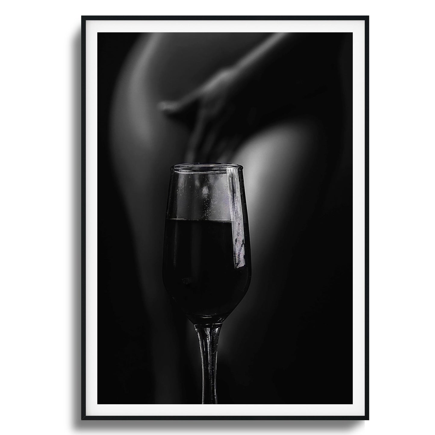 Tempting Glass Framed Art