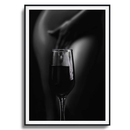 Tempting Glass Framed Art