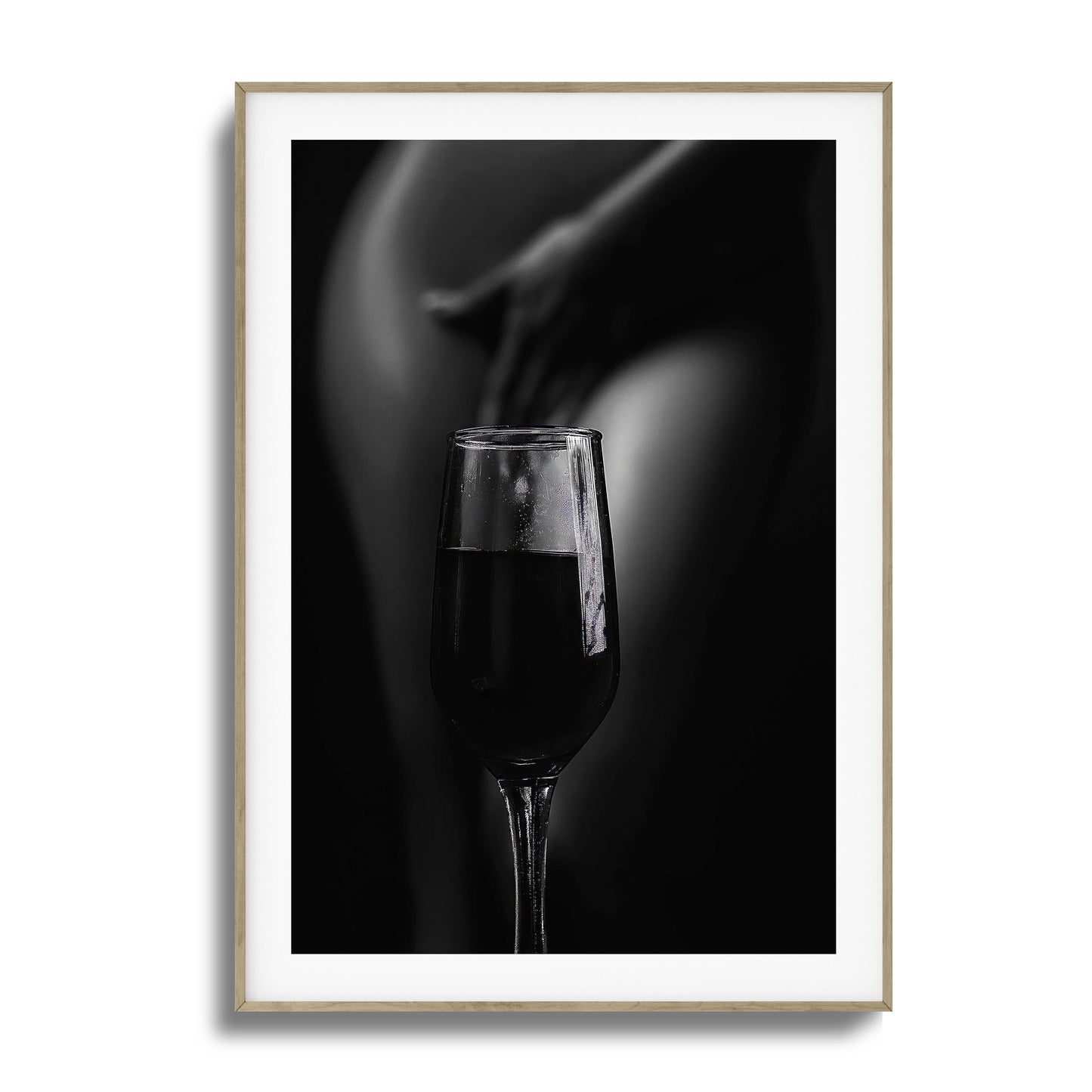 Tempting Glass Framed Art