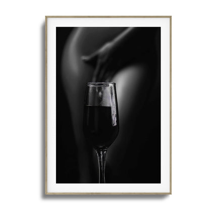 Tempting Glass Framed Art