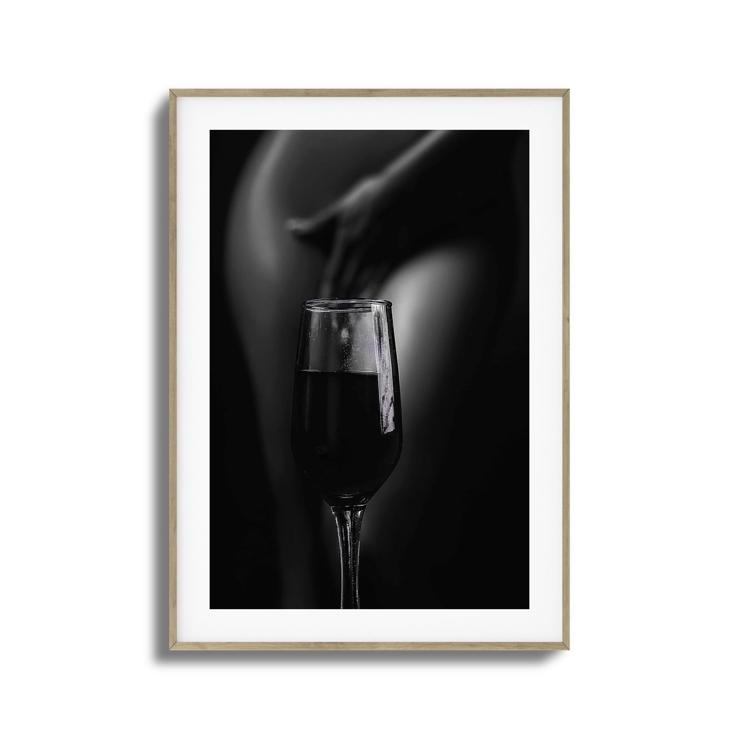 Tempting Glass Framed Art