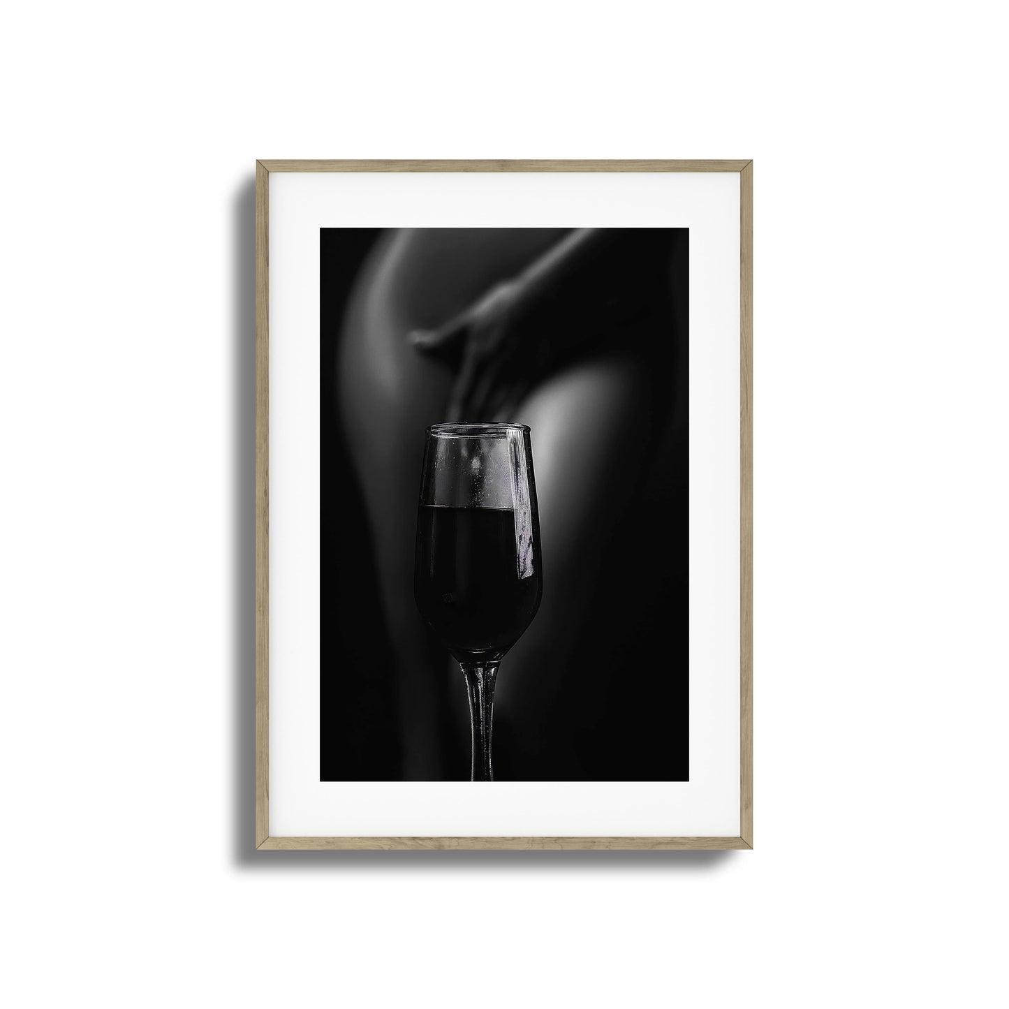 Tempting Glass Framed Art