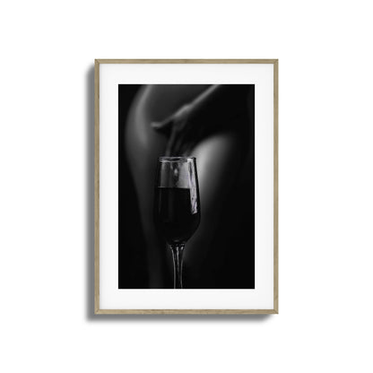 Tempting Glass Framed Art