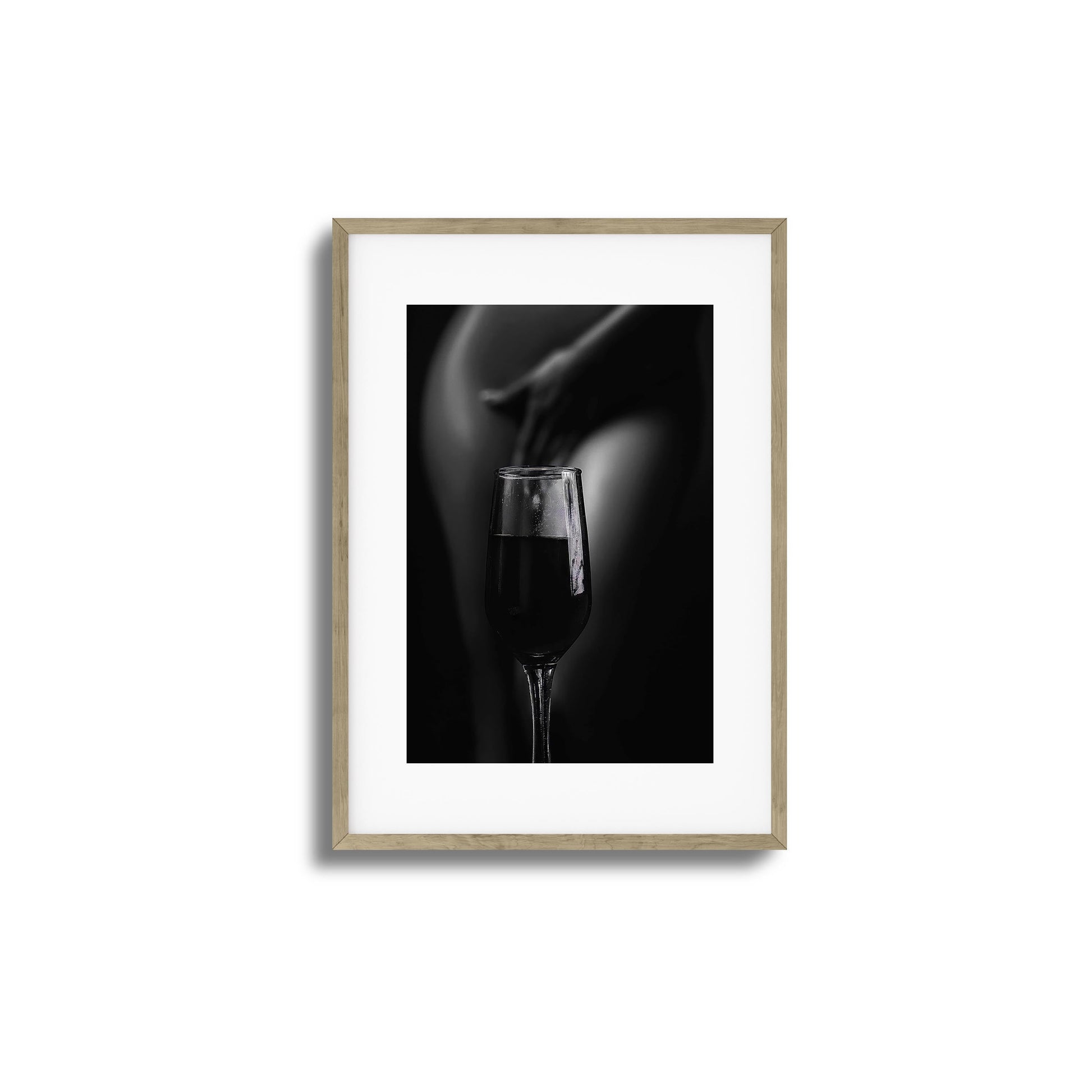 Tempting Glass Framed Art - Assure Spark