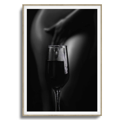 Tempting Glass Framed Art