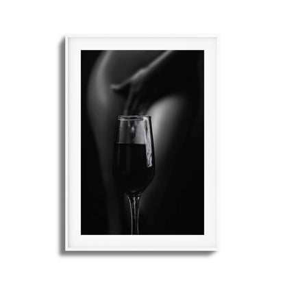 Tempting Glass Framed Art