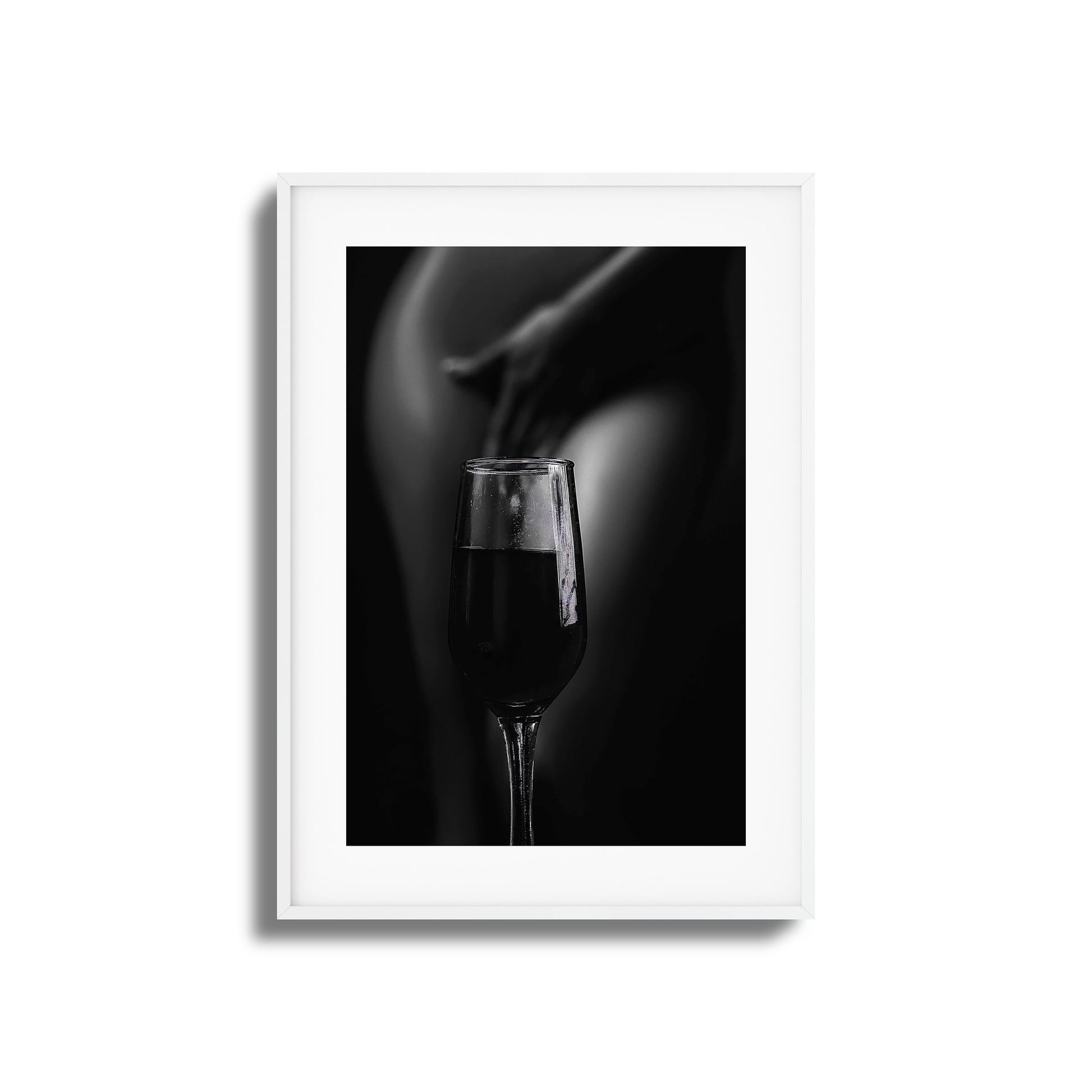 Tempting Glass Framed Art - Assure Spark