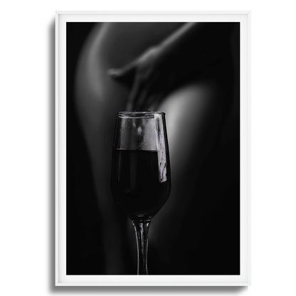 Tempting Glass Framed Art