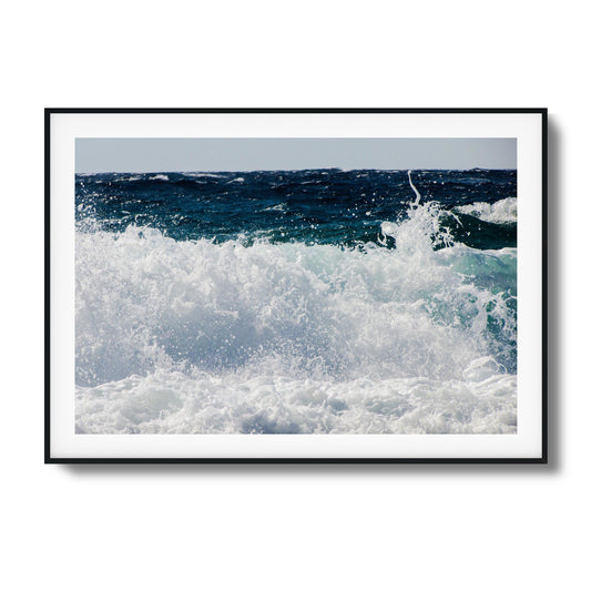 Tidal Crash Framed Art