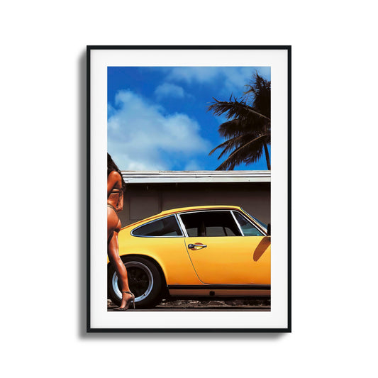 Yellow Framed Art