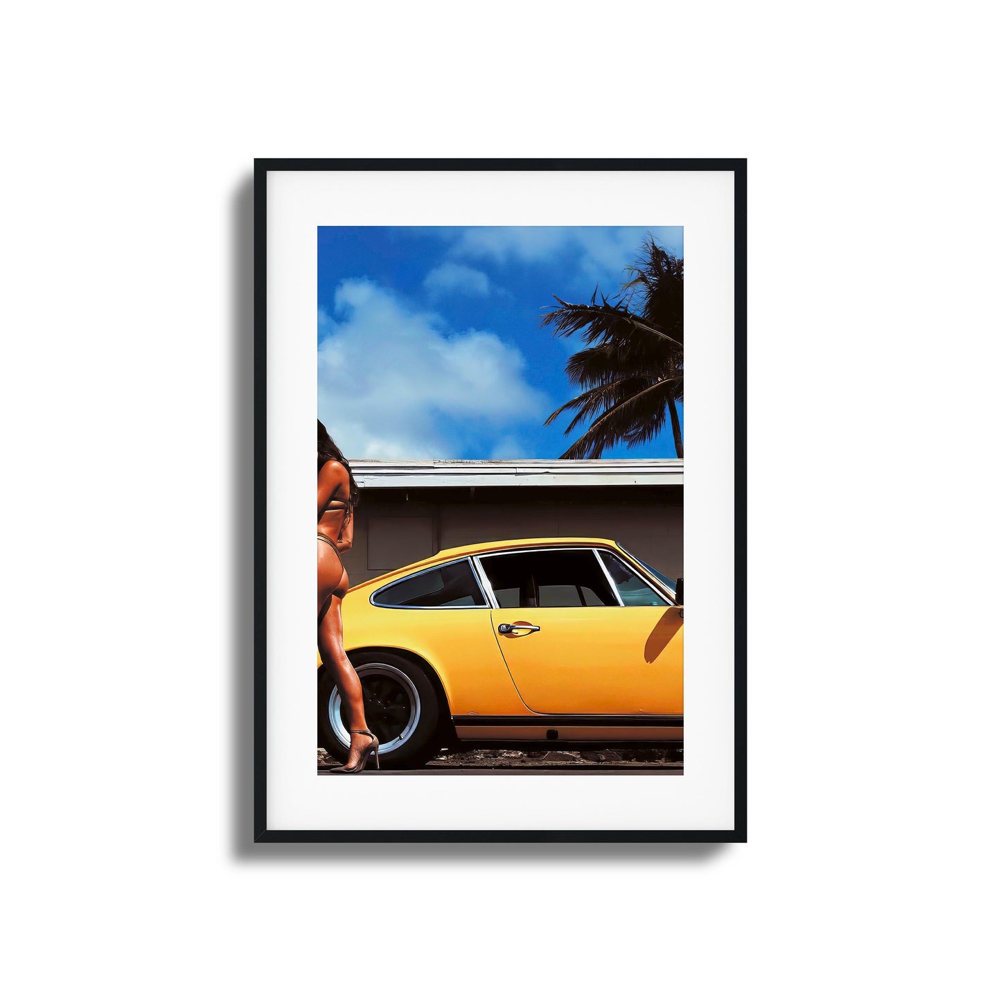 Yellow Framed Art