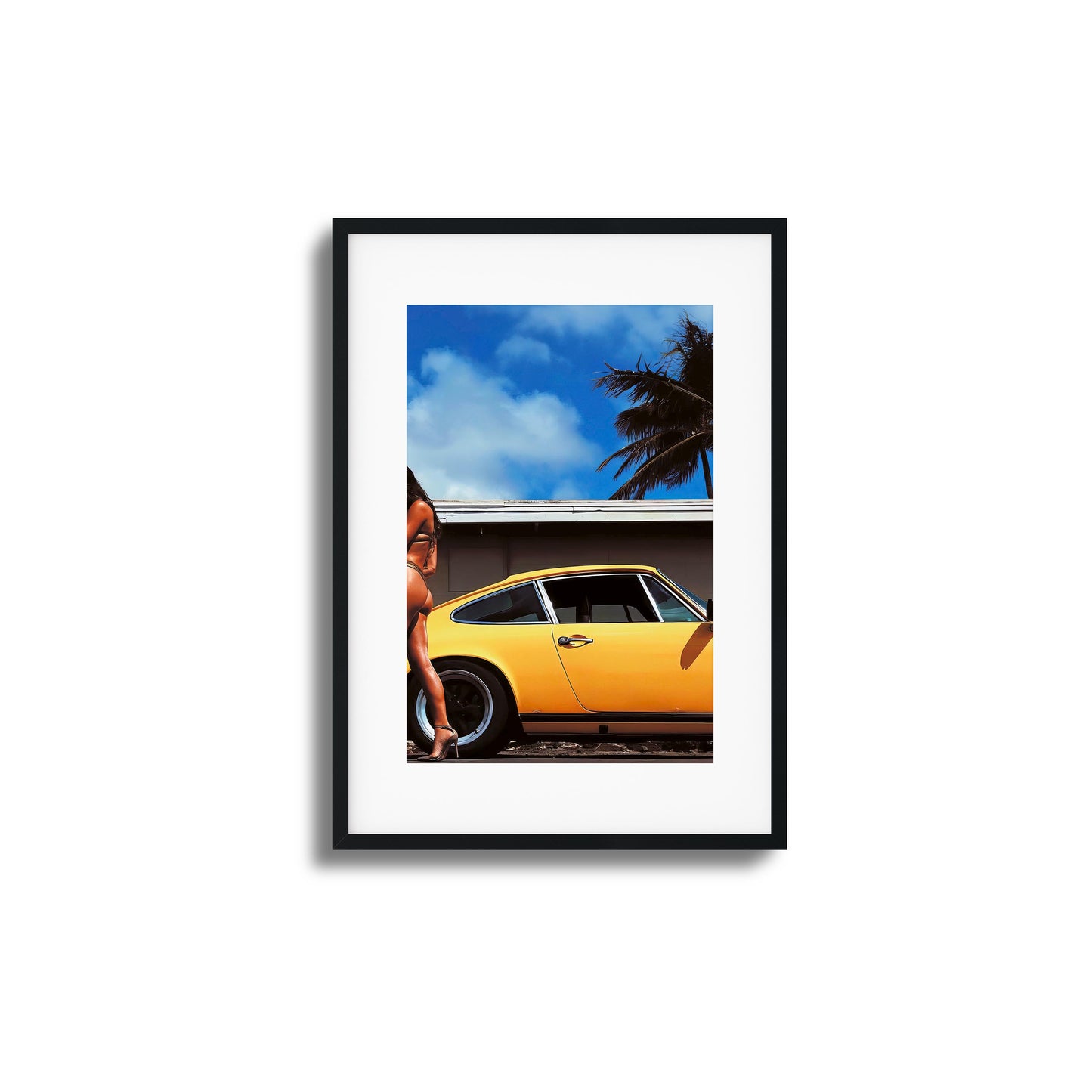 Yellow Framed Art